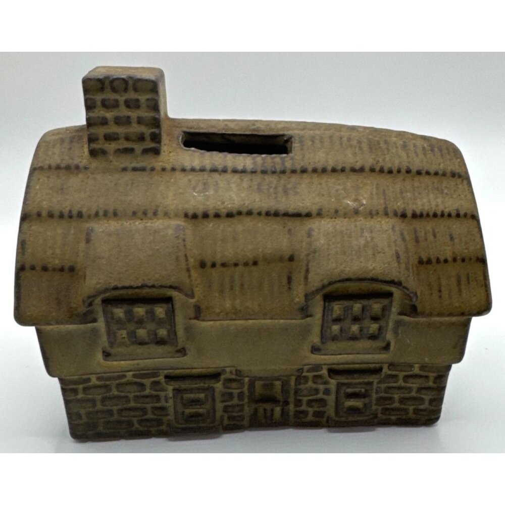 The Swan Tremar Stoneware Pottery Money Box Bank Piggy Vintage